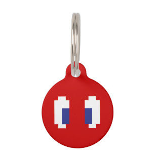 8 Bit Pixel Manga Eyes Haustiermarke