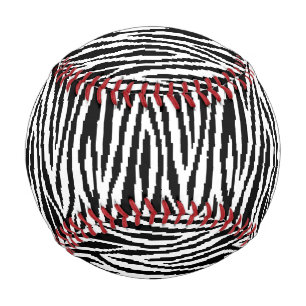8 Bit Pixel Zebra Print Design Muster Baseball
