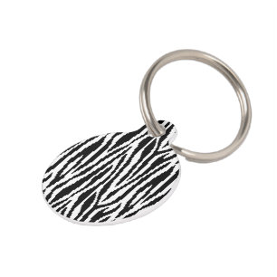8 Bit Pixel Zebra Print Design Muster Haustiermarke