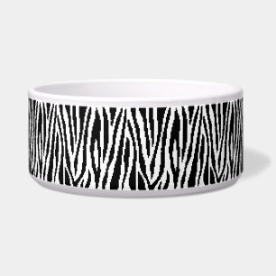 8 Bit Pixel Zebra Print Design Muster Napf