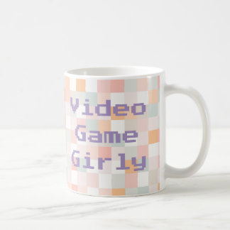 8-Bit-Regenbogen-Computermug für Videospiel-Mädche Kaffeetasse