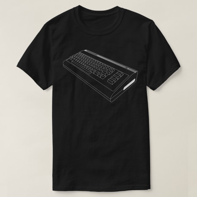 8-Bit-Retrocomputer T-Shirt (Design vorne)