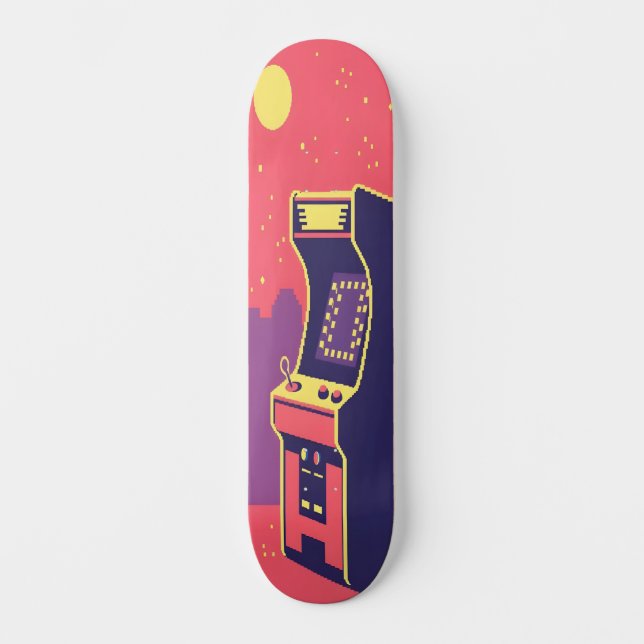 8-Bit-Ride-Edition 1 Skateboard (Vorderseite)