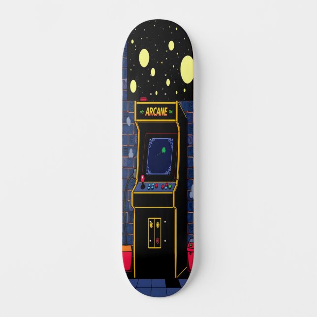 8-Bit-Ride-Edition 2 Skateboard (Vorderseite)