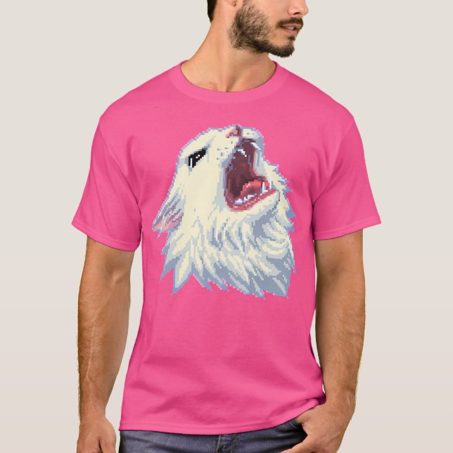 8-Bit Screamin' Thurston Die Katze T-Shirt (Vorderseite)