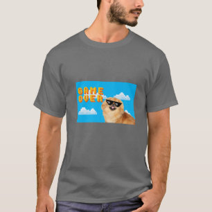8-Bit-Spiel über Pekingese T-Shirt