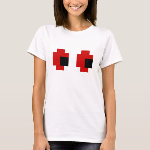 8 Bit Spooky Red Eyes T-Shirt