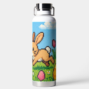 8 Bit süßer Osterhase/Häschen Trinkflasche