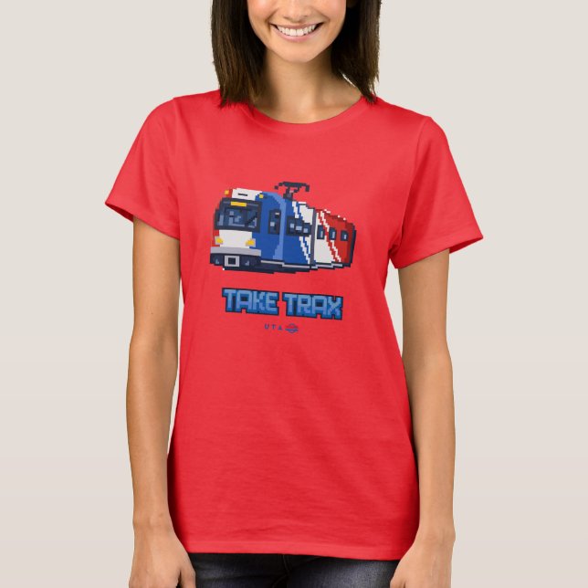 8-Bit-TRAX-T-Shirt T-Shirt (Vorderseite)