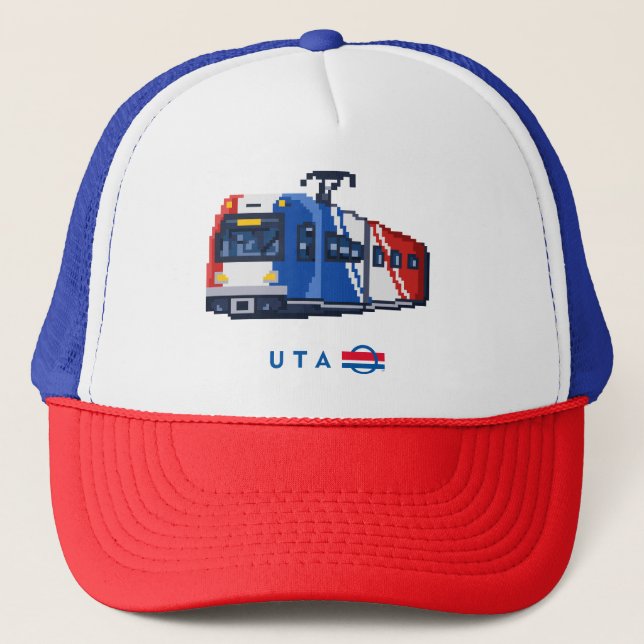 8-Bit TRAX Trucker-Mütze Truckerkappe (Vorderseite)