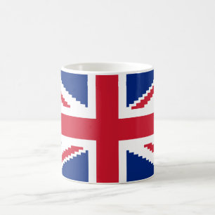 8 Bit Union Pixel Jack Kaffeetasse