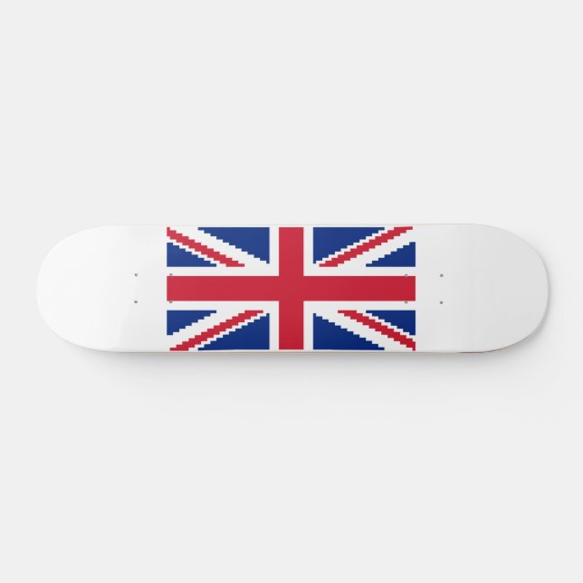 8 Bit Union Pixel Jack Skateboard (Horizontal)
