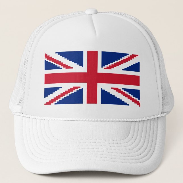 8 Bit Union Pixel Jack Truckerkappe (Vorderseite)