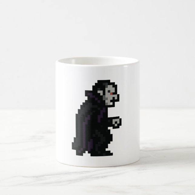 8-bit Vampire Kaffeetasse (Mittel)