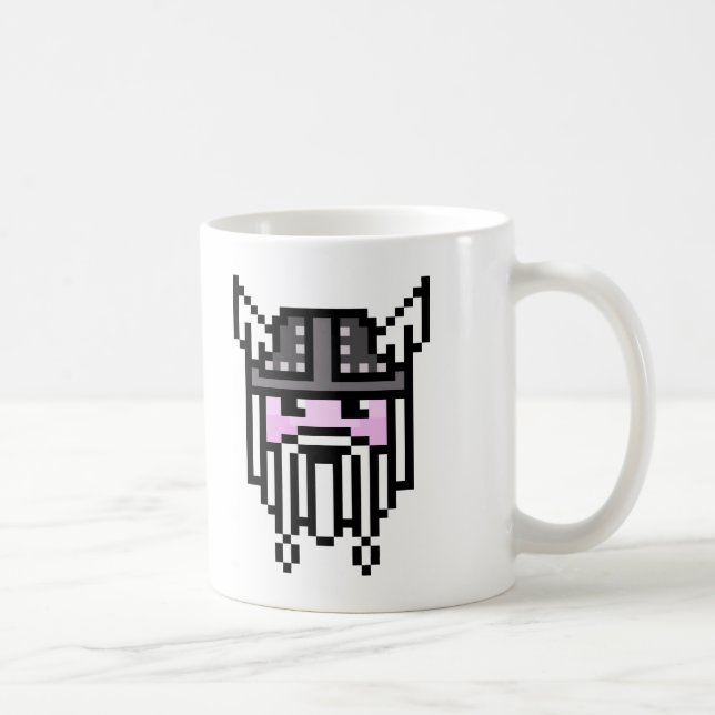 8 Bit Viking Kaffeetasse (Rechts)