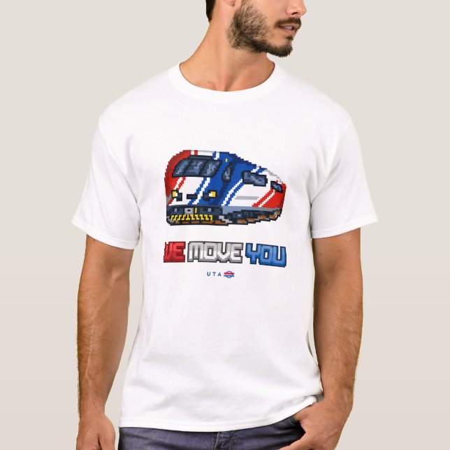 8-Bit We Move You FrontRunner T-Shirt (Vorderseite)