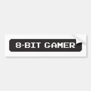 8-BitGamer Bumber Aufkleber Autoaufkleber