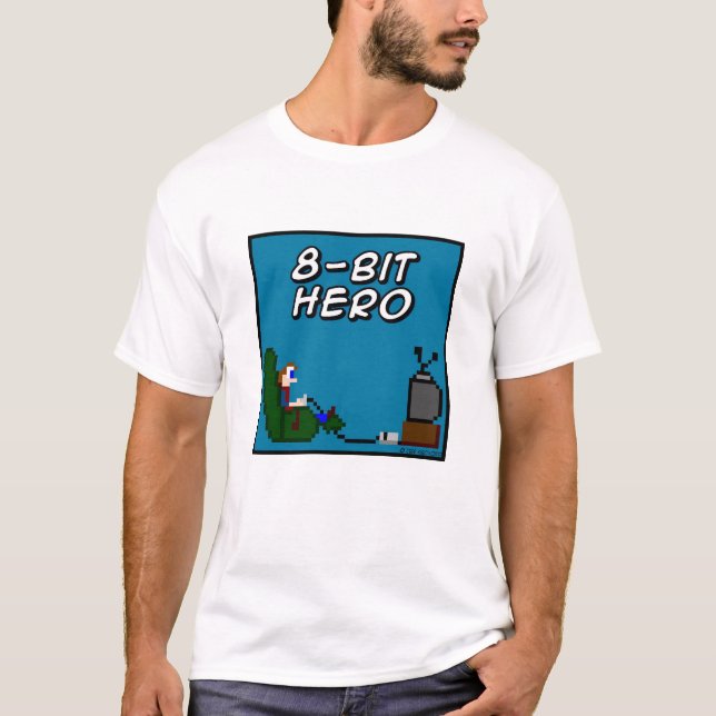 8-Bitheld T-Shirt (Vorderseite)
