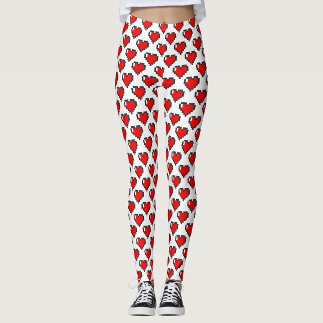 8-Bitherz-Leggings Leggings (Vorderseite)