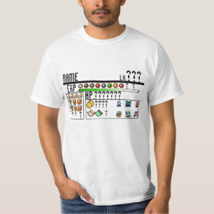 8-BitKriegers-Schablone T-Shirt