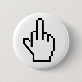 8-BitMittelfinger Button