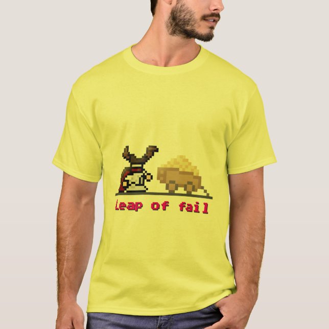 8-Bitsprung von Fail T-Shirt (Vorderseite)
