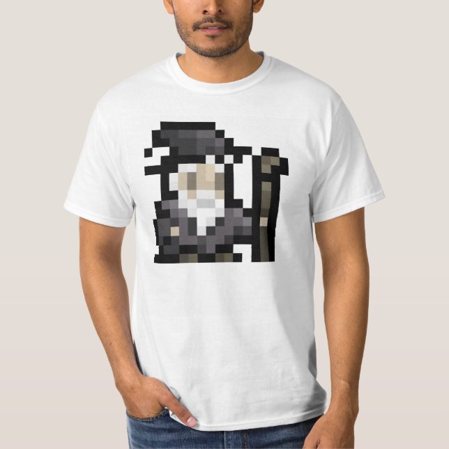 8-Bitzauberer16x16 Sprite-Pixel-Kunst-T - Shirt (Vorderseite)