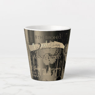 8. Bronze-Hochzeitstag Steampunk  Milchtasse