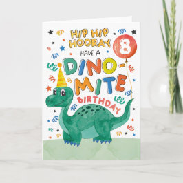 8. Dinosaurier Geburtstagskarte | Printable Dinosa Einladung