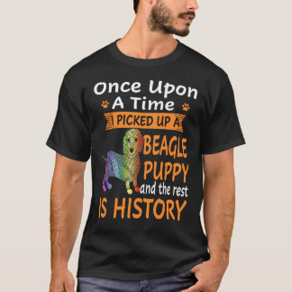 8 Es war einmal - Beagle-Welpe T-Shirt