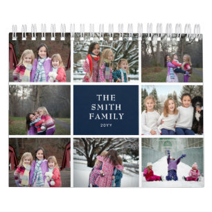 8 Familienfoto Collage 2025 Kalender