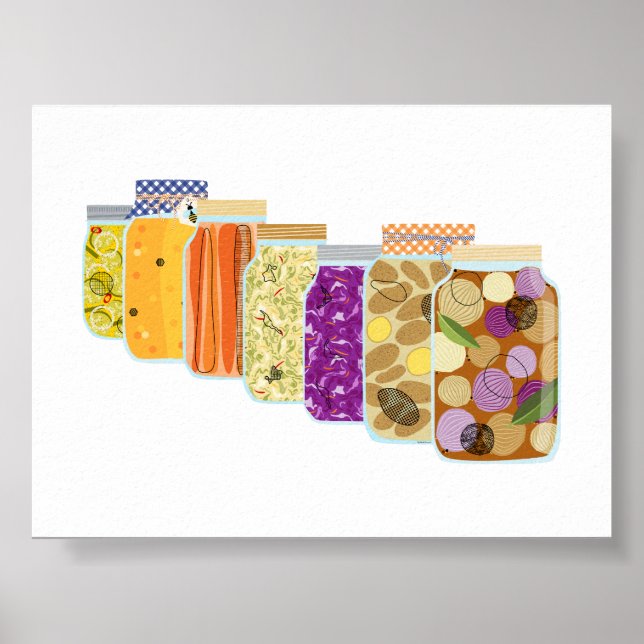 #8 Food Canning Jars Poster (Vorne)