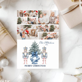8 Foto Blau Chinoiserie Nussknacker Weihnachten