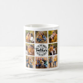 8 Foto Collage Jeden Anlaß World's Best Vater Kaffeetasse