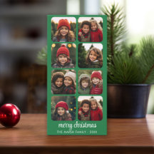 8 Foto Collage - Minimal Frohe Weihnachts-Download