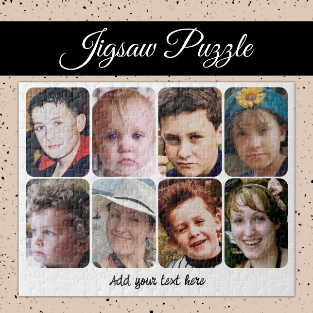8-Foto-Collage Text hinzufügen Puzzle (Von Creator hochgeladen)