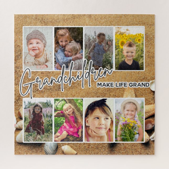 8 Foto "Großkinder machen das Leben groß" Puzzle (Vertikal)