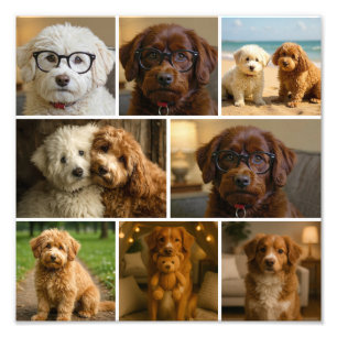 8 Foto individuelle personalisierte Vorlage Collag