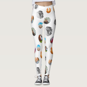 8 Foto Polka dot Template Circles White Übungen Leggings