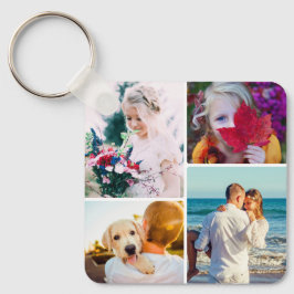 8 Foto Schlüsselanhänger aus doppelseitigem Metall