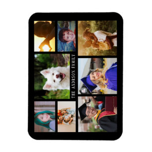8 Foto-Vorlagencollage flexibel Magnet