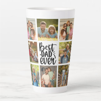8 FotoCollage Bester Vater je Milchtasse