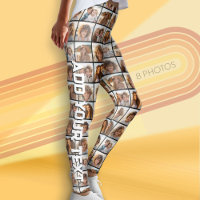 8 FotoCollage - Modernes, minimales Gitter mit Tex