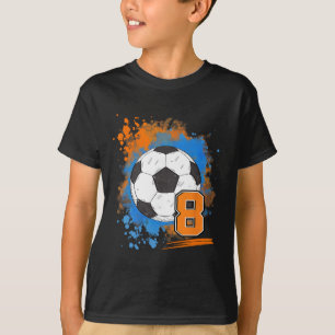 8. Geburtstag 8 Jahre alt Fußball Ll T-Shirt