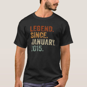 8. Geburtstag 8 Jahre alt seit Januar 2015 T-Shirt