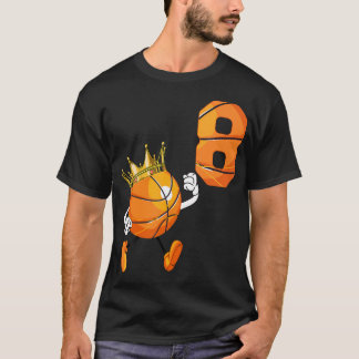 8. Geburtstag 8 Jahre alter Basketball Thema Pa T-Shirt
