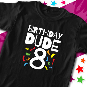 8. Geburtstag 8 Jahre Junge Party Geburtstag Typ 8 T-Shirt