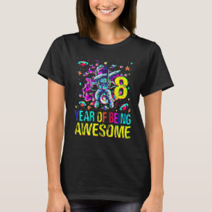 8. Geburtstag als Phantastischer Astronaut T-Shirt