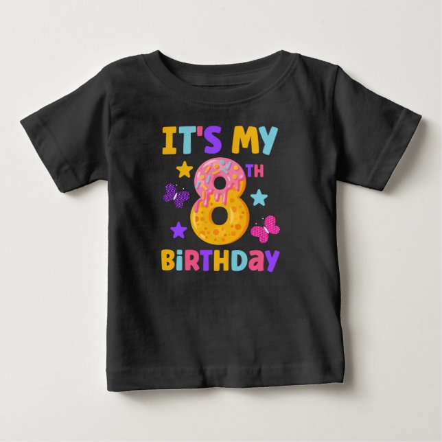 8. Geburtstag Baby T-shirt (Vorderseite)