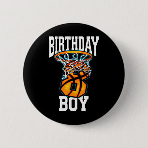 8. Geburtstag Basketball 8 Jahre Altes Kind Gesche Button